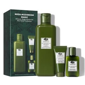 Origins 3-pc Mega-Mushroom Magic Ultimate Skin Relief Collection Gift Set, NIB